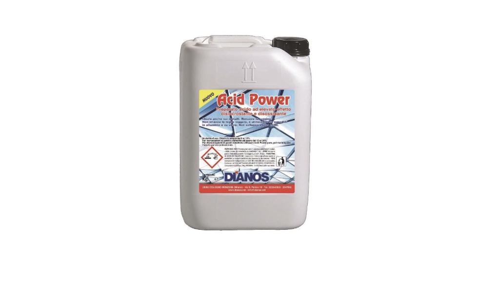 Dianos Acid Power - Pulire facciate, pareti metalliche e alluminio ossidati