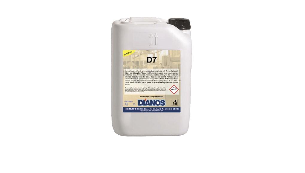 Dianos D7 - Detergente per forni industriali e industria alimentare