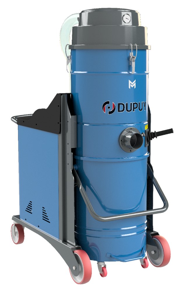Aspiratore industriale trifase Dupuy M50 con turbina a canale laterale