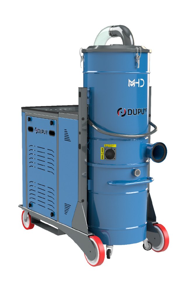 Aspiratore industriale trifase Dupuy serie MHD con contenitore da 160 litri