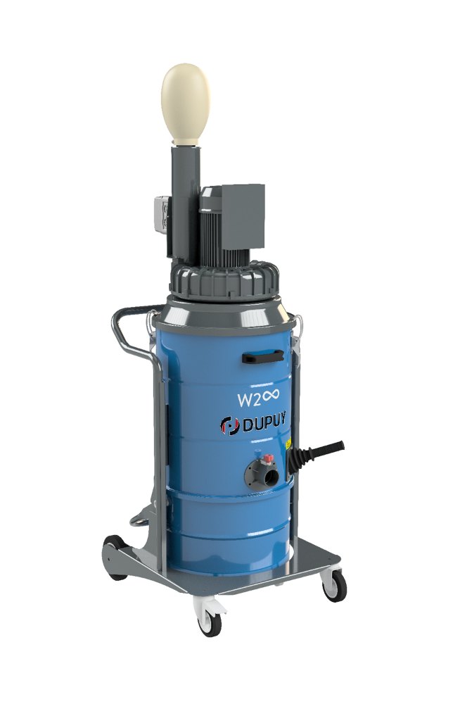 Aspiratore industriale Dupuy W2 Infini M monofase con turbina per servizio continuo