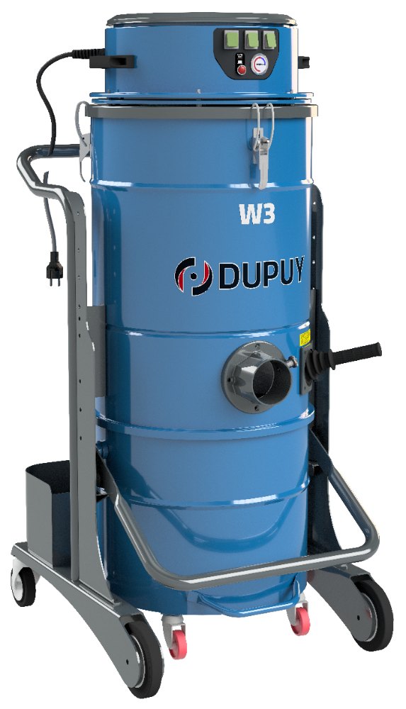 Aspiratore industriale monofase Dupuy W3 a tre motori per pulizie generali