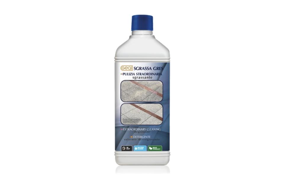 Geal Sgrassa Gres - Olio motore e segni di pneumatici sul gres