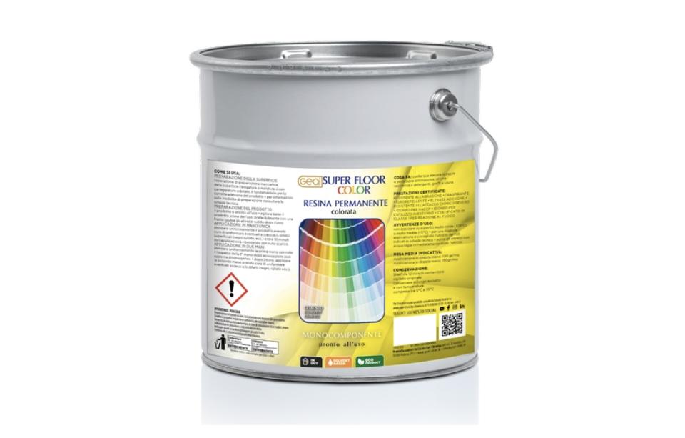 Geal Super Floor - Resina monocomponente per pavimenti in cemento